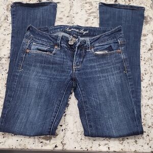 American Eagle Outfitters Women's Dark Blue Skinny Jeans